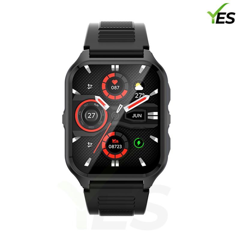 YES Bolt Pro Smartwatch | 3ATM Waterproof, Ultimate Health Tracker with BT Call, Music, and Dynamic Design