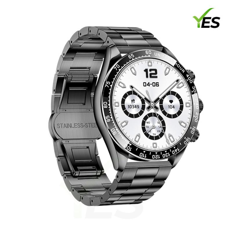 Yes Platinum Pro Smartwatch - 1.43-Inch AMOLED Display, Bluetooth Call, Health Monitoring & Multi-Sport Modes