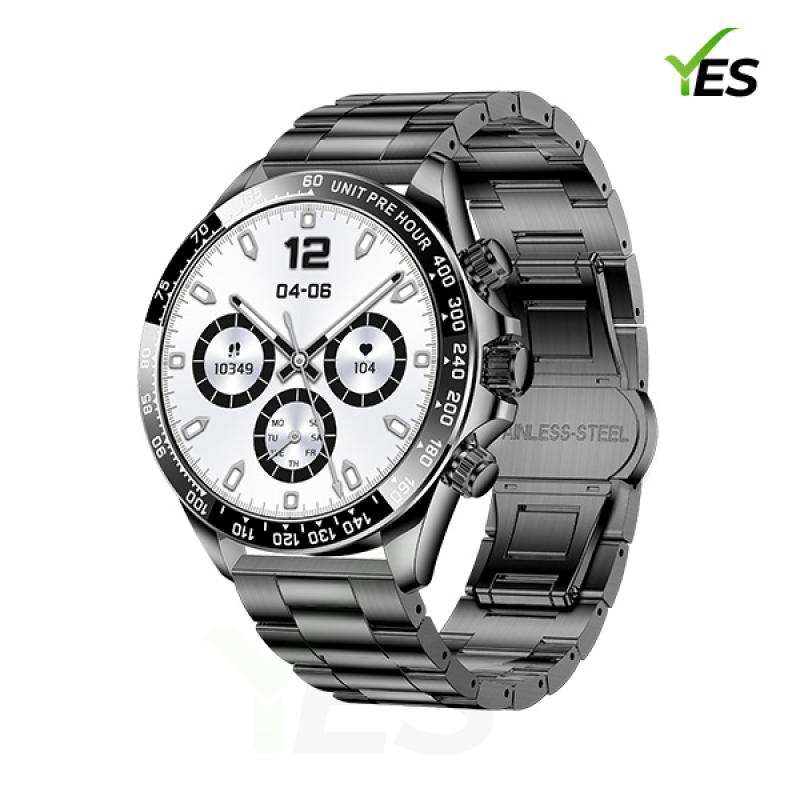 Yes Platinum Pro Smartwatch - 1.43-Inch AMOLED Display, Bluetooth Call, Health Monitoring & Multi-Sport Modes
