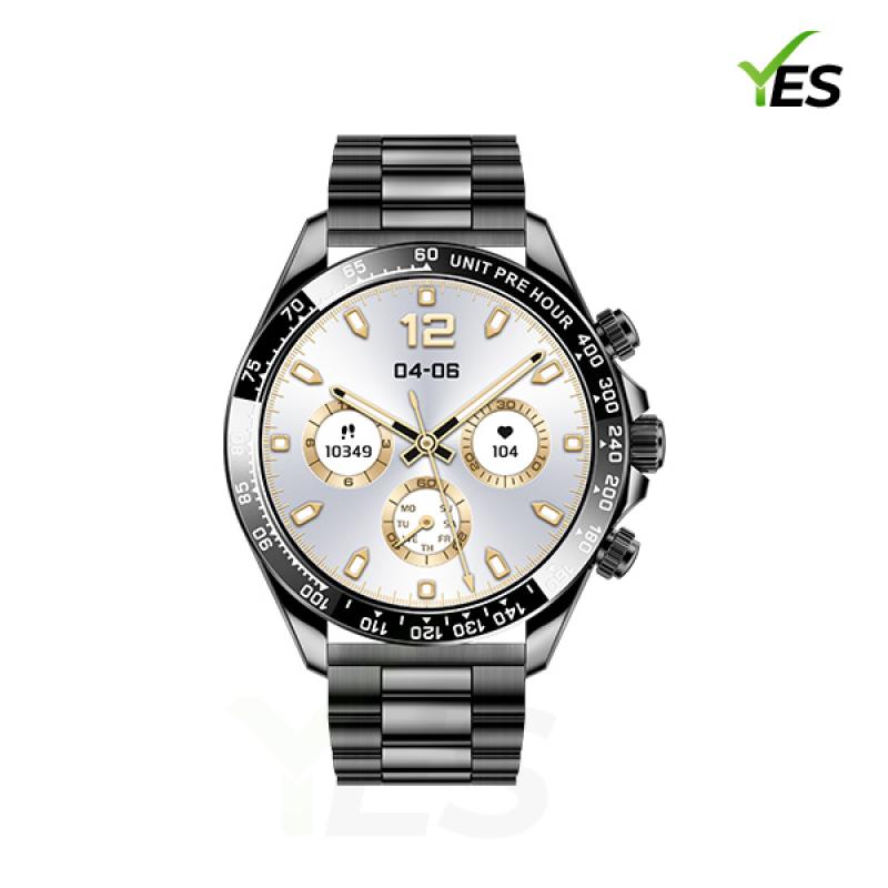 Yes Platinum Pro Smartwatch - 1.43-Inch AMOLED Display, Bluetooth Call, Health Monitoring & Multi-Sport Modes