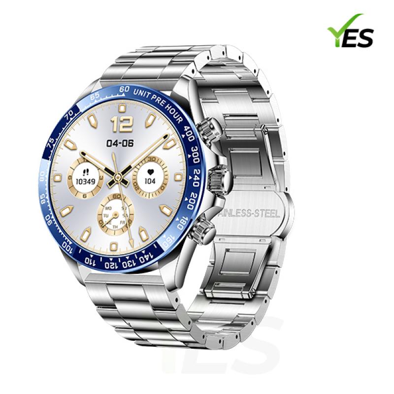 Yes Platinum Pro Smartwatch - 1.43-Inch AMOLED Display, Bluetooth Call, Health Monitoring & Multi-Sport Modes
