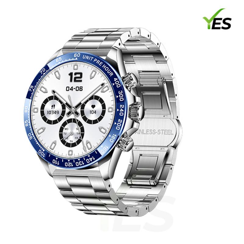 Yes Platinum Pro Smartwatch - 1.43-Inch AMOLED Display, Bluetooth Call, Health Monitoring & Multi-Sport Modes