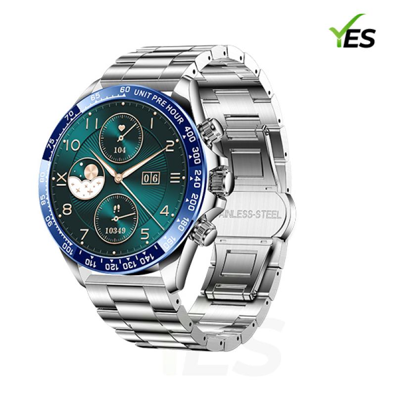 Yes Platinum Pro Smartwatch - 1.43-Inch AMOLED Display, Bluetooth Call, Health Monitoring & Multi-Sport Modes