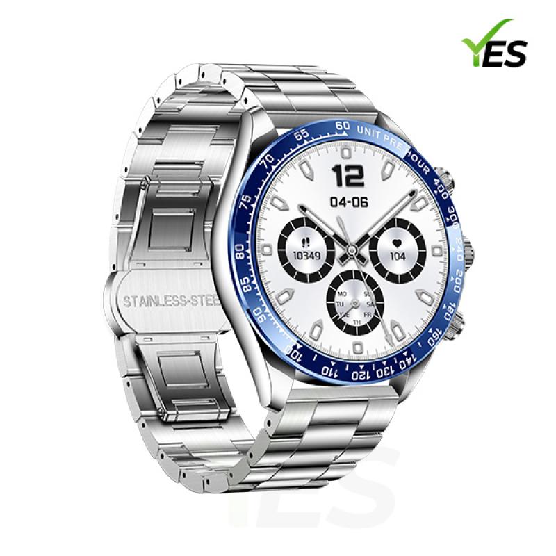 Yes Platinum Pro Smartwatch - 1.43-Inch AMOLED Display, Bluetooth Call, Health Monitoring & Multi-Sport Modes
