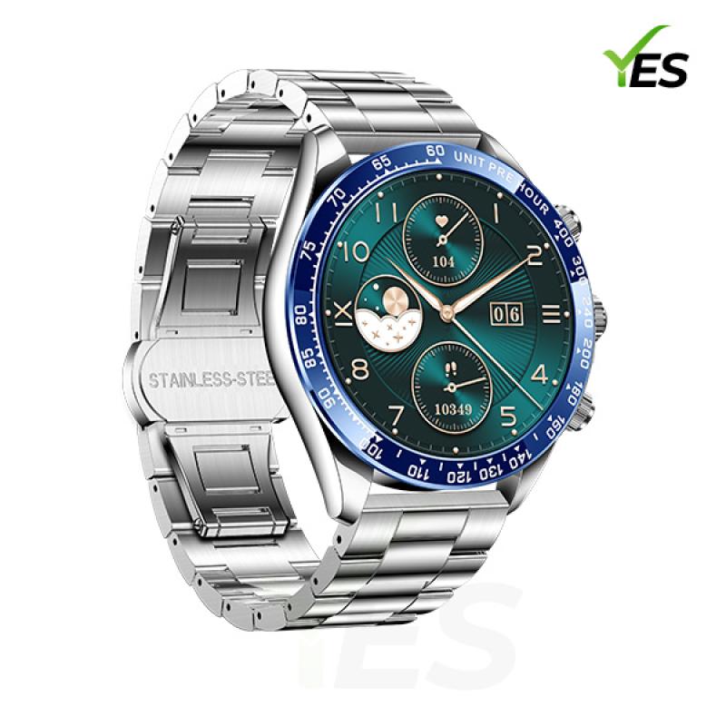 Yes Platinum Pro Smartwatch - 1.43-Inch AMOLED Display, Bluetooth Call, Health Monitoring & Multi-Sport Modes