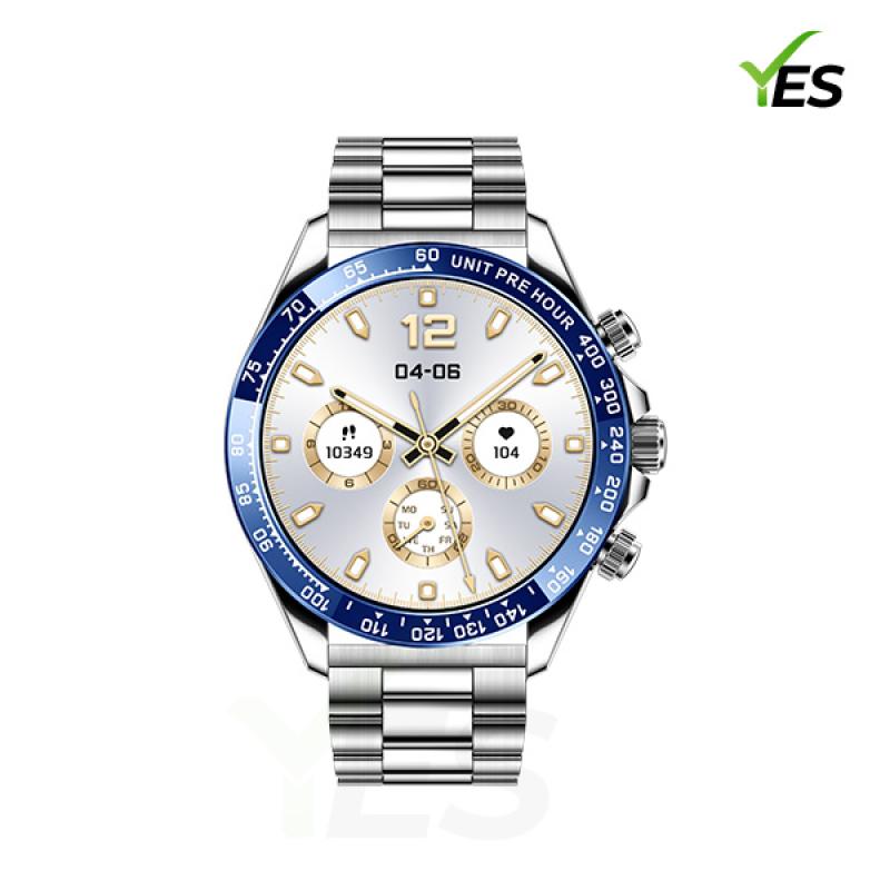 Yes Platinum Pro Smartwatch - 1.43-Inch AMOLED Display, Bluetooth Call, Health Monitoring & Multi-Sport Modes