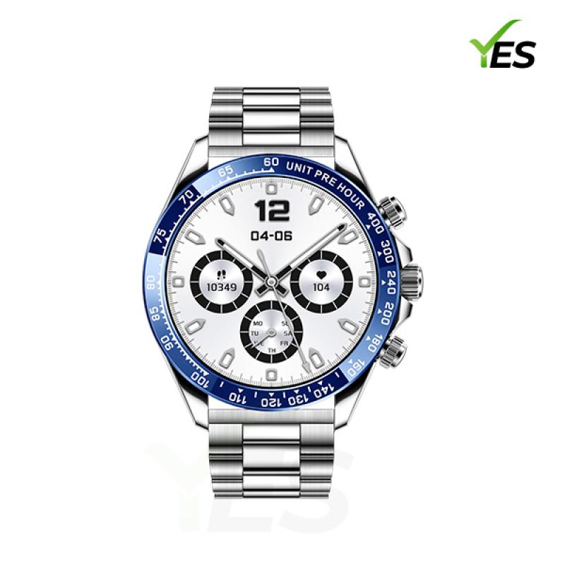 Yes Platinum Pro Smartwatch - 1.43-Inch AMOLED Display, Bluetooth Call, Health Monitoring & Multi-Sport Modes