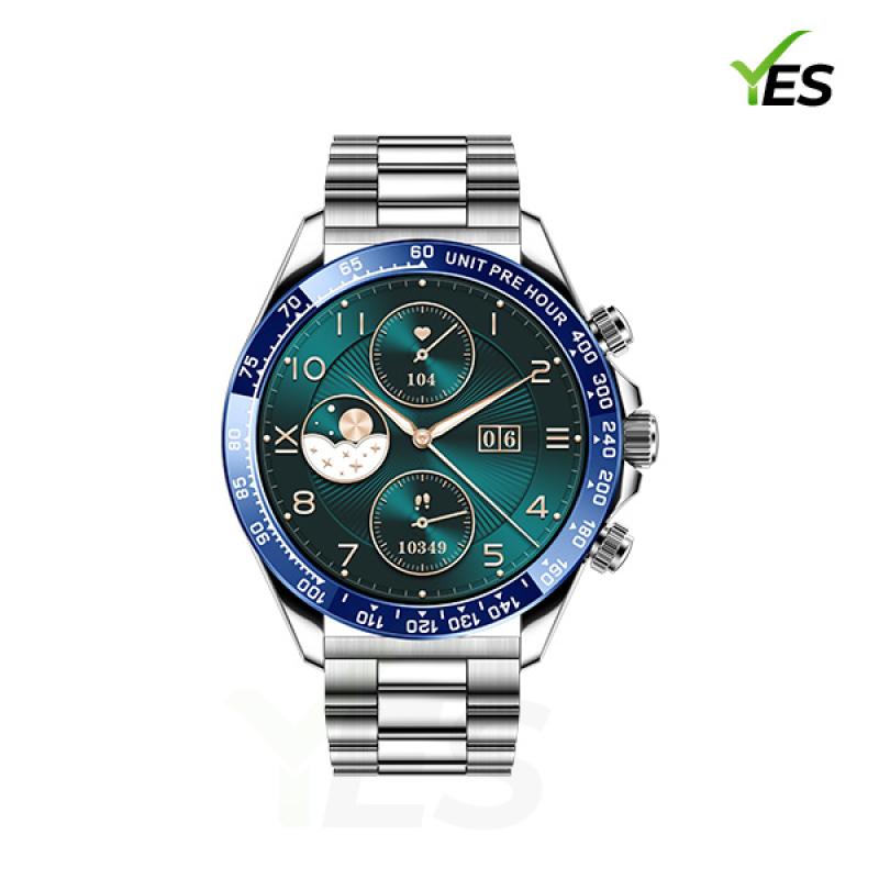 Yes Platinum Pro Smartwatch - 1.43-Inch AMOLED Display, Bluetooth Call, Health Monitoring & Multi-Sport Modes