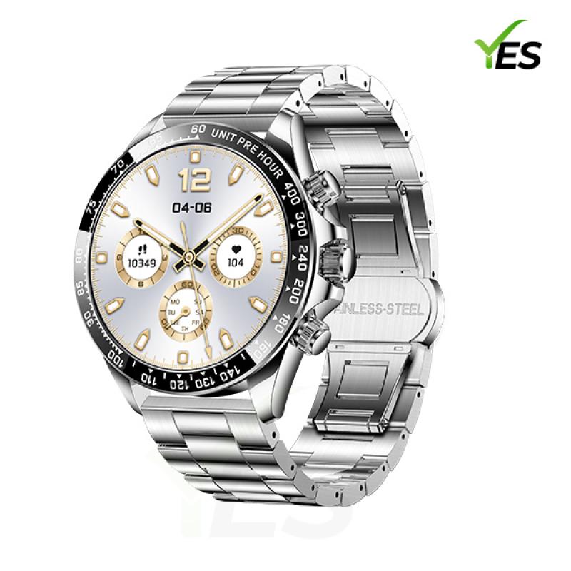 Yes Platinum Pro Smartwatch - 1.43-Inch AMOLED Display, Bluetooth Call, Health Monitoring & Multi-Sport Modes