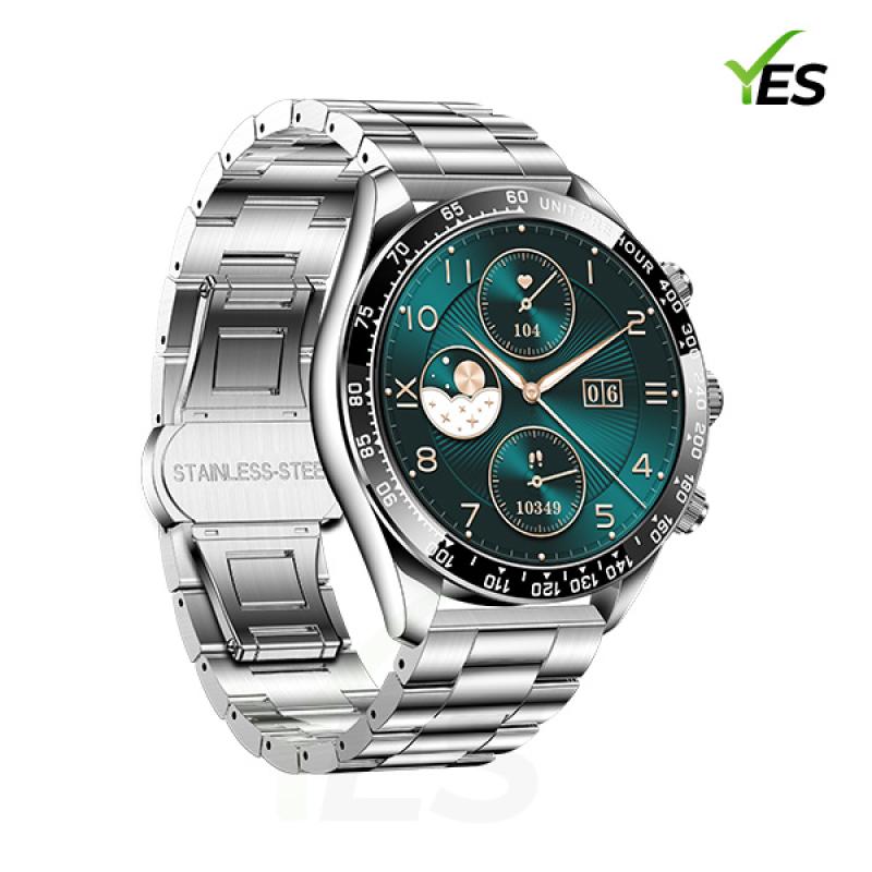 Yes Platinum Pro Smartwatch - 1.43-Inch AMOLED Display, Bluetooth Call, Health Monitoring & Multi-Sport Modes