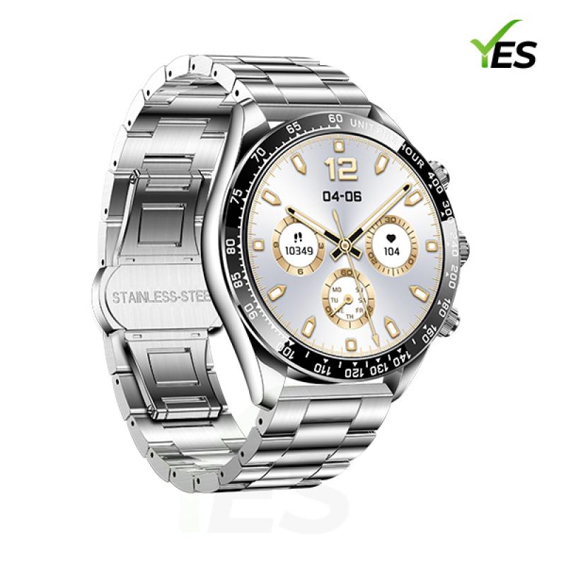 Yes Platinum Pro Smartwatch - 1.43-Inch AMOLED Display, Bluetooth Call, Health Monitoring & Multi-Sport Modes