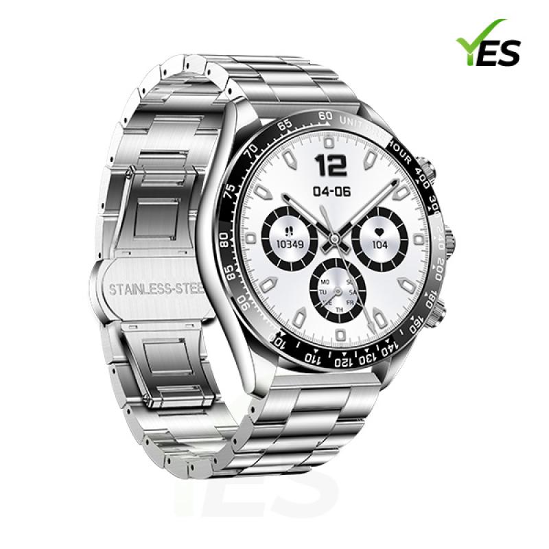 Yes Platinum Pro Smartwatch - 1.43-Inch AMOLED Display, Bluetooth Call, Health Monitoring & Multi-Sport Modes