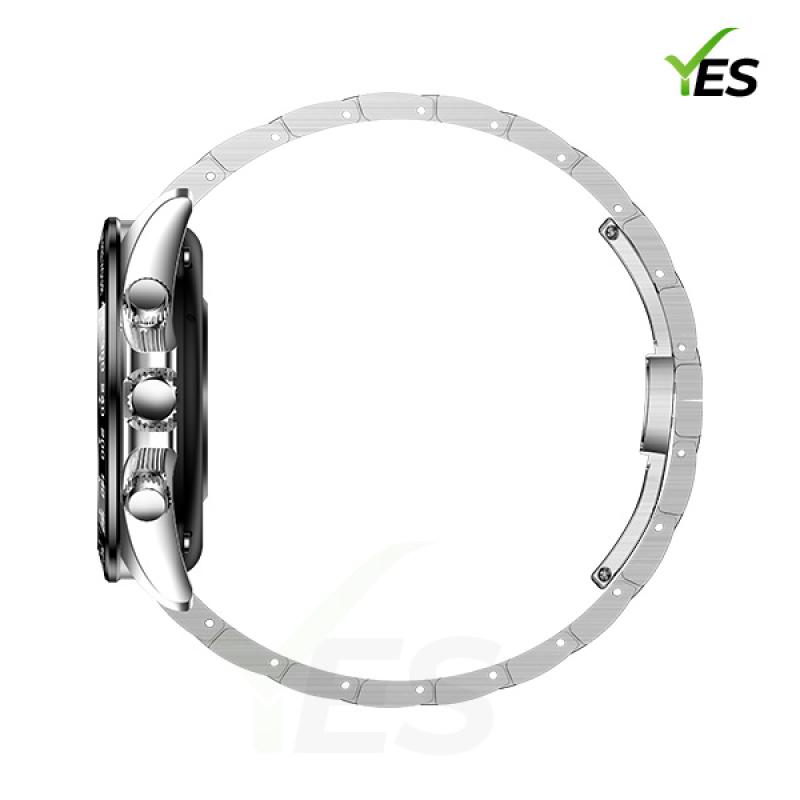 Yes Platinum Pro Smartwatch - 1.43-Inch AMOLED Display, Bluetooth Call, Health Monitoring & Multi-Sport Modes