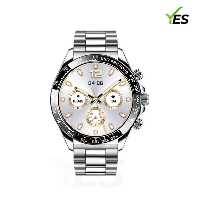 Yes Platinum Pro Smartwatch - 1.43-Inch AMOLED Display, Bluetooth Call, Health Monitoring & Multi-Sport Modes