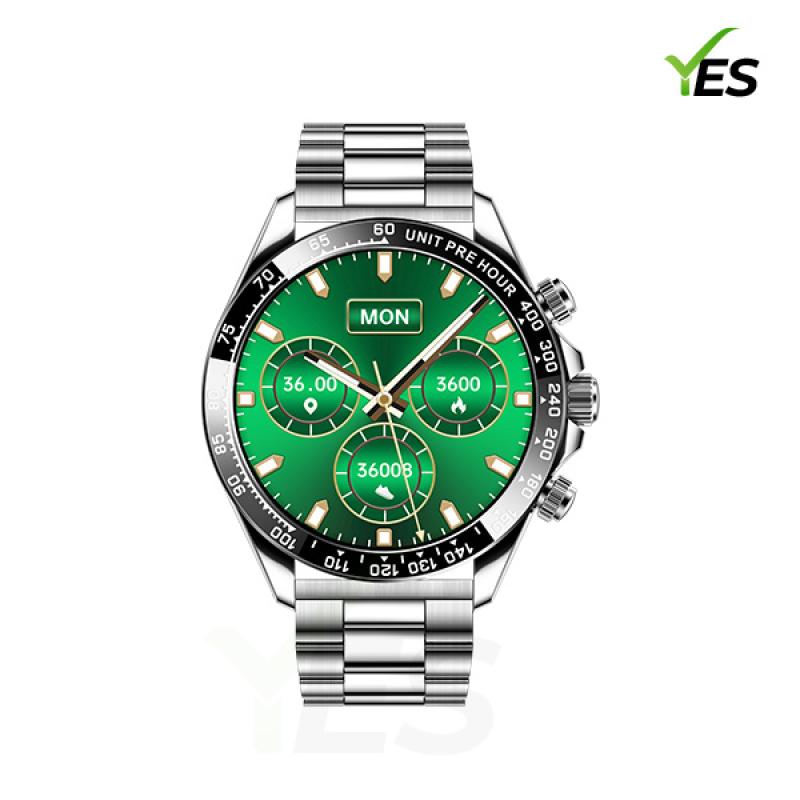 Yes Platinum Pro Smartwatch - 1.43-Inch AMOLED Display, Bluetooth Call, Health Monitoring & Multi-Sport Modes