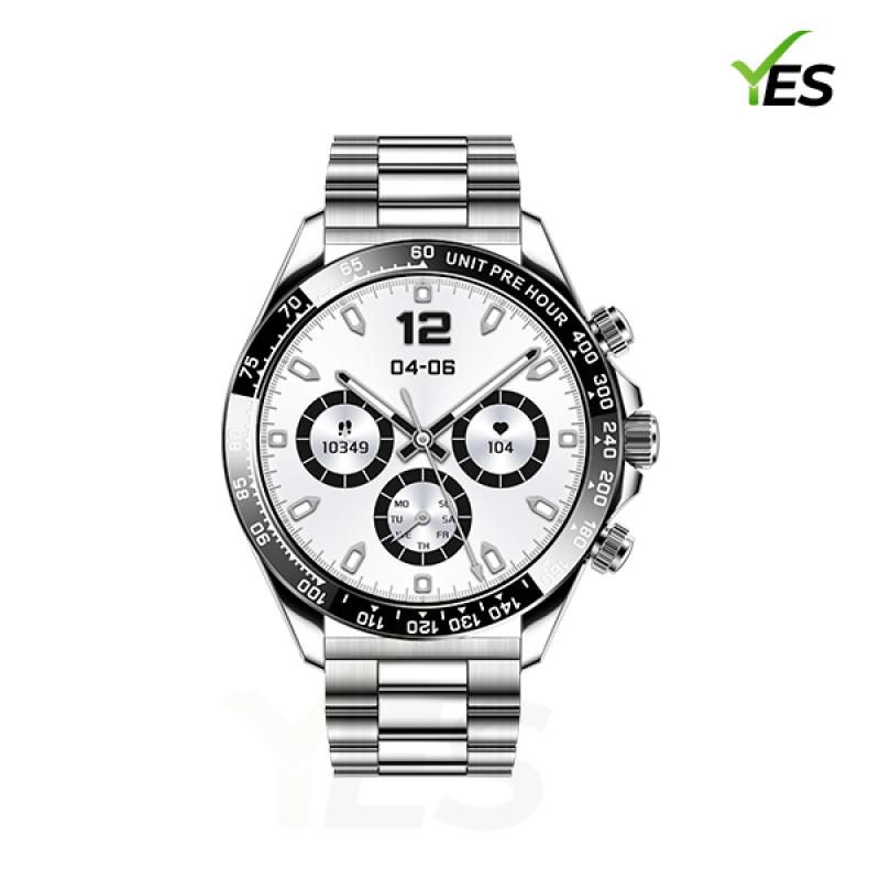 Yes Platinum Pro Smartwatch - 1.43-Inch AMOLED Display, Bluetooth Call, Health Monitoring & Multi-Sport Modes