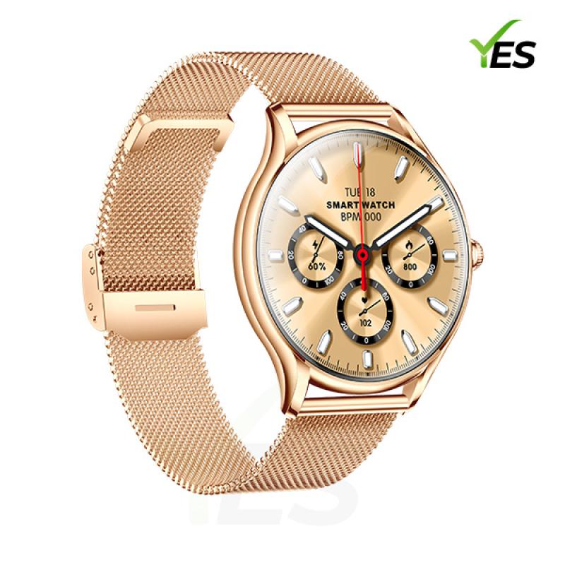 Yes Velvet Pro Smartwatch - 1.43'' AMOLED Display, Ultra-Thin Design, Fitness & Health Tracker