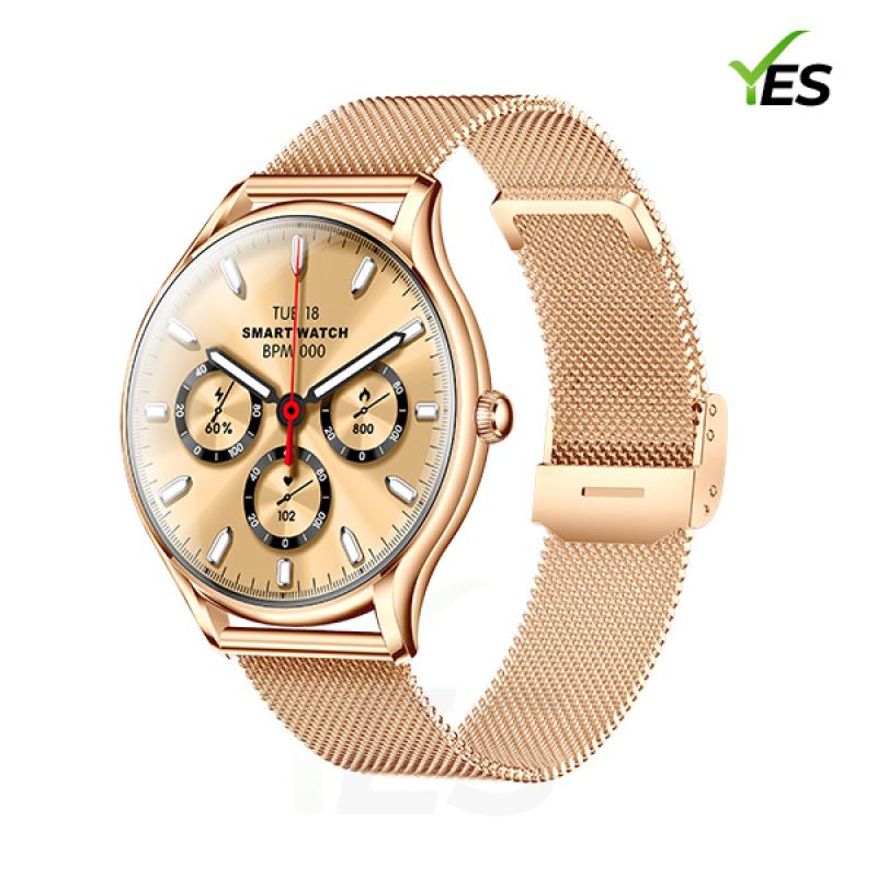Yes Velvet Pro Smartwatch - 1.43'' AMOLED Display, Ultra-Thin Design, Fitness & Health Tracker
