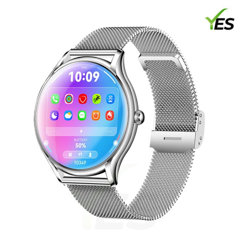 Yes Velvet Pro Smartwatch - 1.43'' AMOLED Display, Ultra-Thin Design, Fitness & Health Tracker