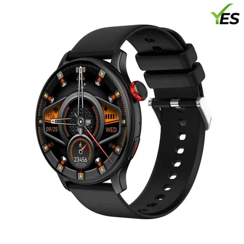 YES Active Pro Smartwatch – 1.43" AMOLED HD, Bluetooth Calling, JL7012 Processor