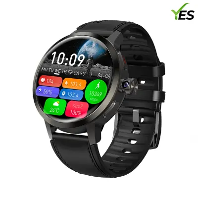 YES Power Link Android Smartwatch — 1.75" AMOLED, 4G Nano-SIM, Pull-Out Rotating Dual Camera, Built-in GPS