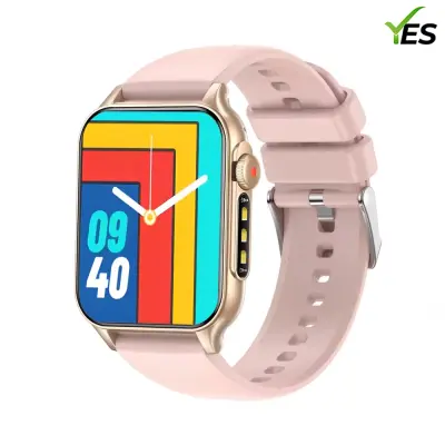YES Pulse Max Smartwatch – 1.96" IPS Full-Touch Display, Bluetooth Calling, IP67 Water Resistant
