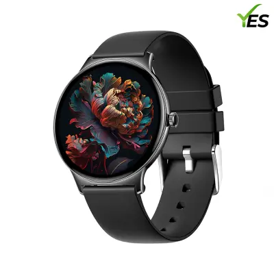 YES Slim Sense Smartwatch – 1.43" AMOLED 466×466 Display, Bluetooth Calling & Music, IP68 Waterproof, Premium Slim Zinc-Alloy Body