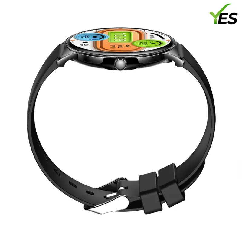 YES Slim Sense Smartwatch – 1.43" AMOLED 466×466 Display, Bluetooth Calling & Music, IP68 Waterproof, Premium Slim Zinc-Alloy Body